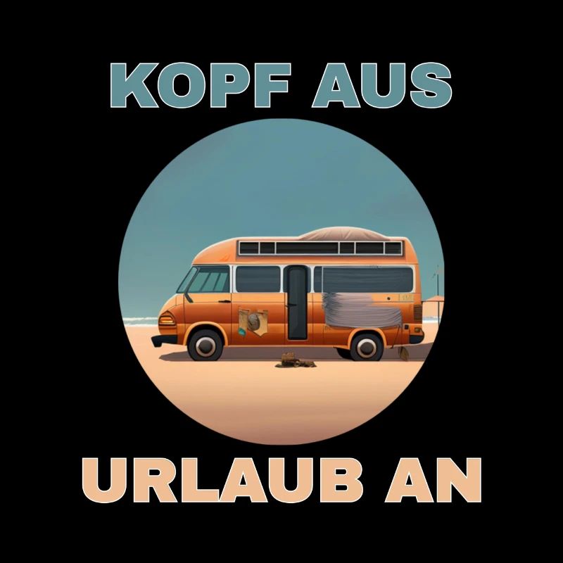 Camping Bus am Strand