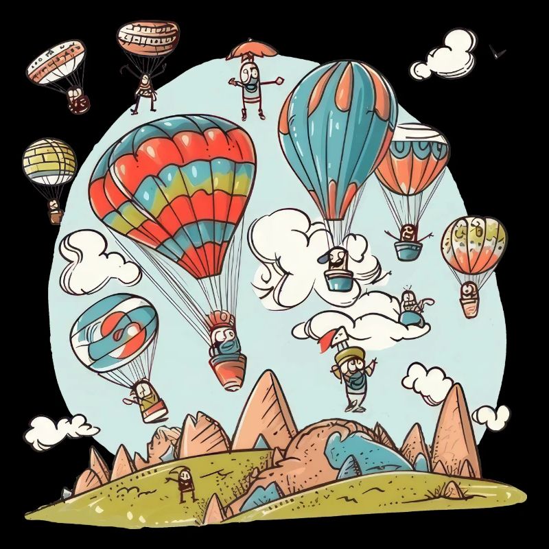 Doodle ballon