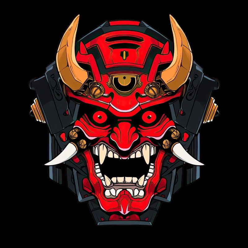 Cyborg Dämon Samurai