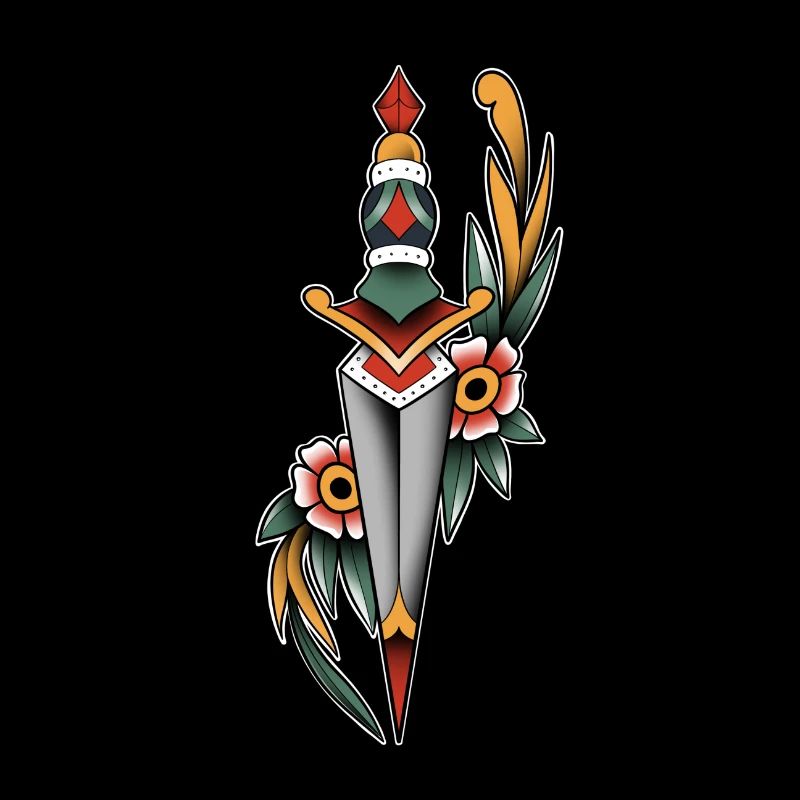 Traditional old school dagger