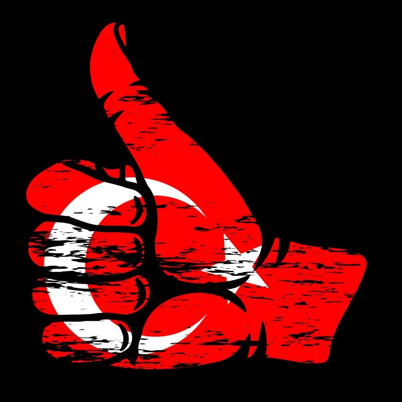 Drapeau de la Turquie Tout Effacer Utilisé Symbole