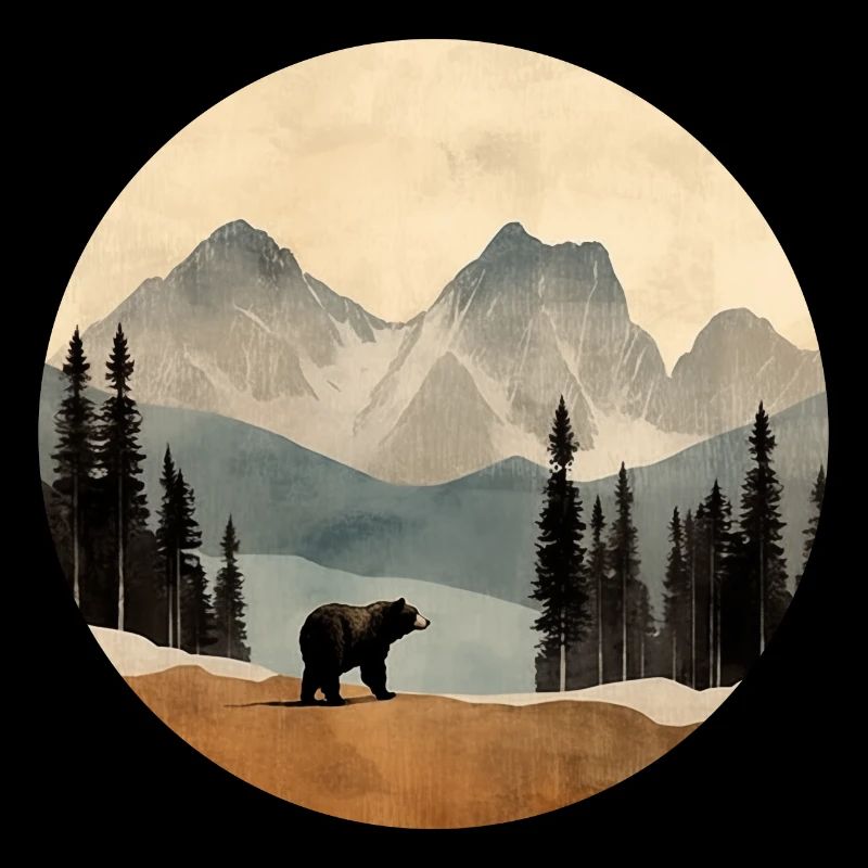 Ours dans les montagnes