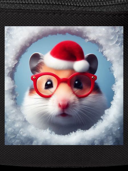 Hamster comme Père Noël