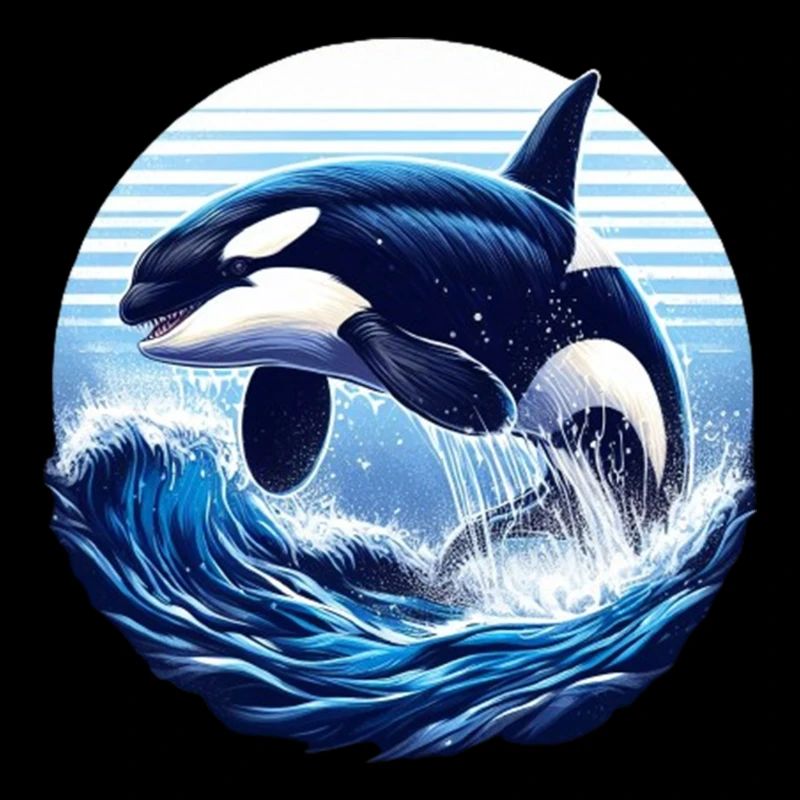 Blauer Orca