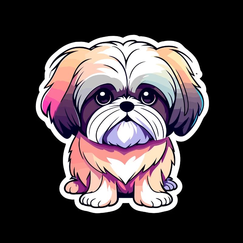 Shih Tzu Dog Drawing
