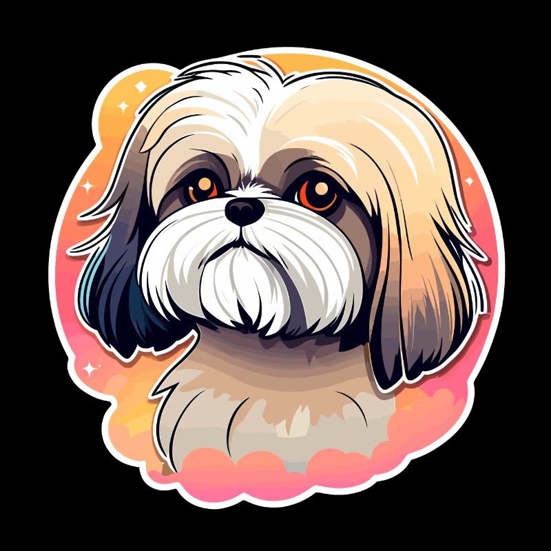 Shih Tzu Dog Drawing