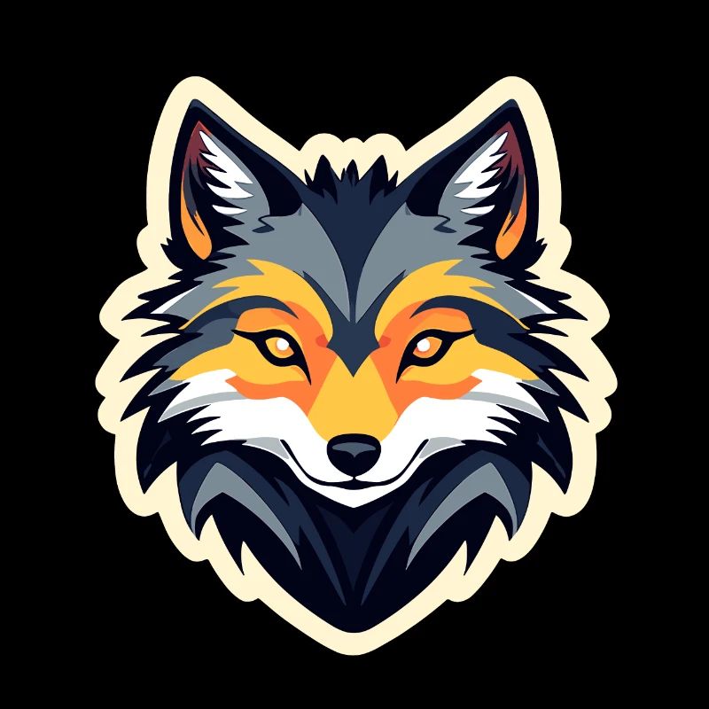 Wolf Zeichnung