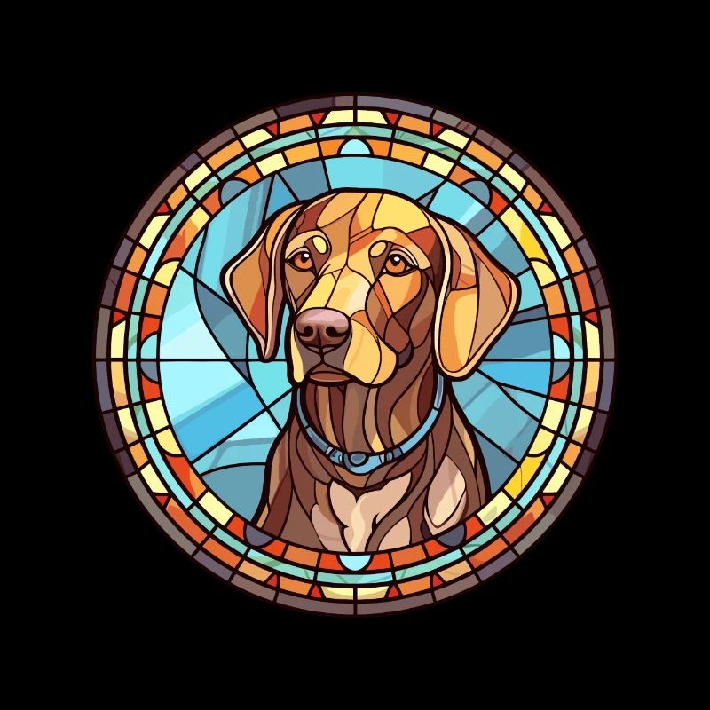 Burgos Pointer Hund Rasse Buntes Glas Bunt Wa