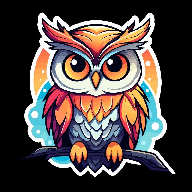 Eule Illustration