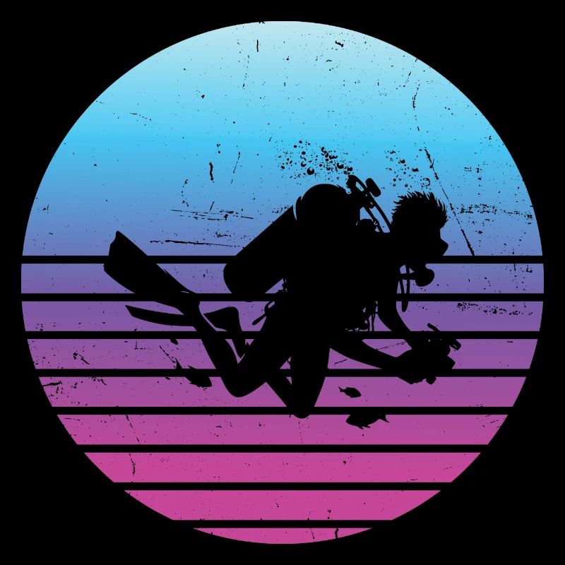 Diver Scuba Diver Diving Men's Scuba Diver