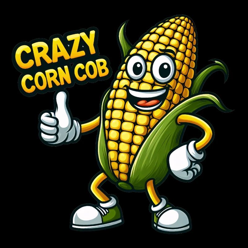 Crazy Veggies: Corn Cob Thumbs Up