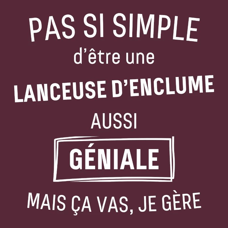 Lanceuse d enclume GÉNIALE