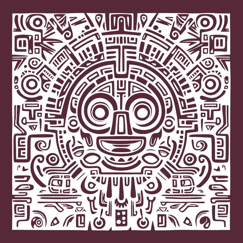 Inca, Aztec, Mayan Pattern, Artwork