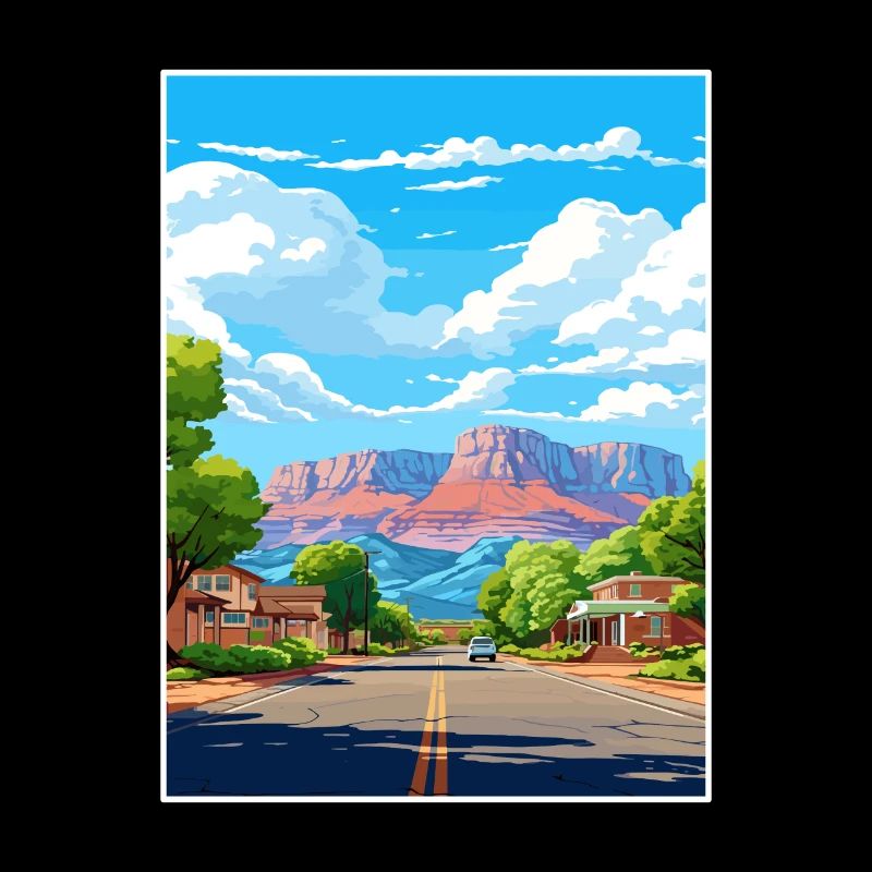Springdale Utah affiches Vintage voyage affiche WPA
