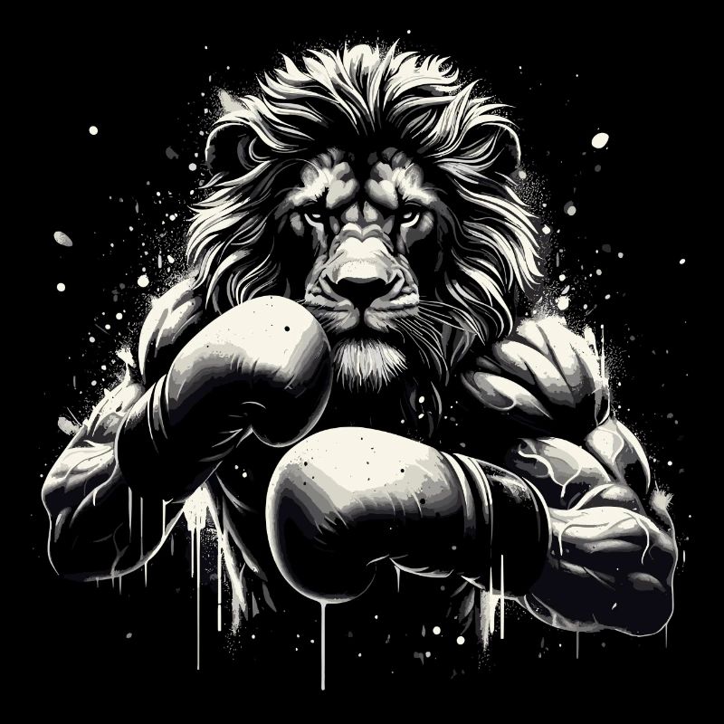 Lion Boxer Fighter Boxing Gift