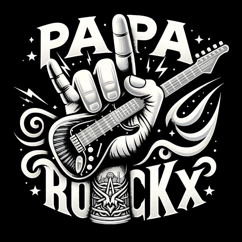 papa rockx Vatertag Vater Dad Geschenk Daddy
