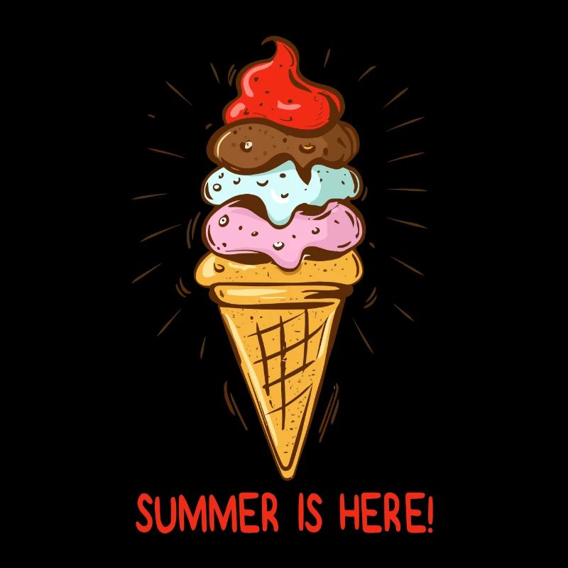 Eis Summer is here Eiscreme Eisdiele Sommerzeit