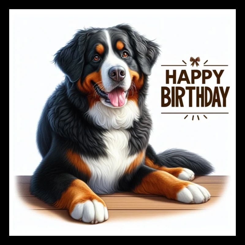Bernese mountain dog