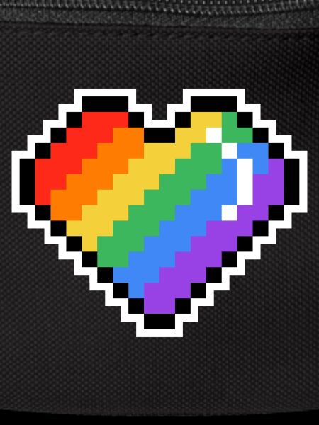 Pixel Rainbow Heart