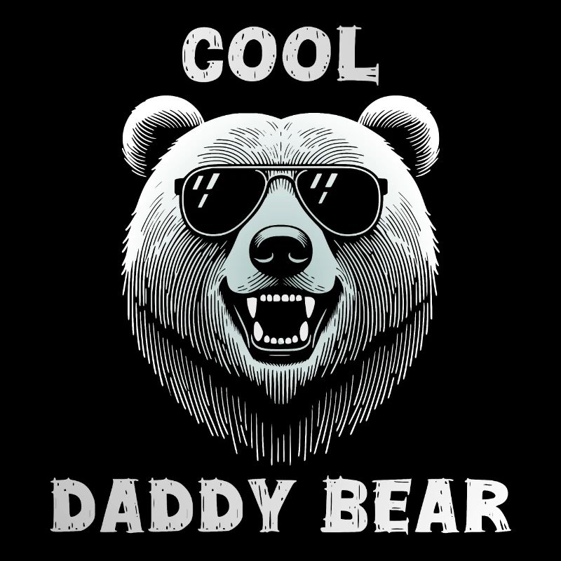 Cooler Daddy Bärenkopf mit Sonnenbrille