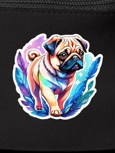 Mops Wasserfarben