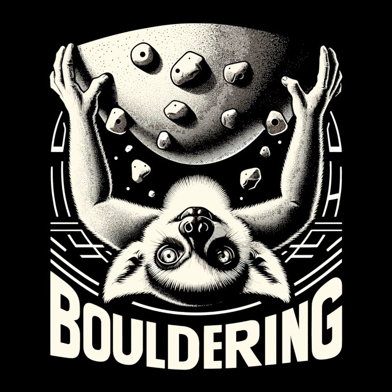 Bouldern Lemur Klettern Geschenk