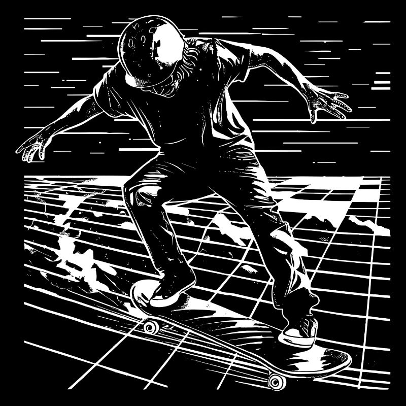 Graphismes de patineur