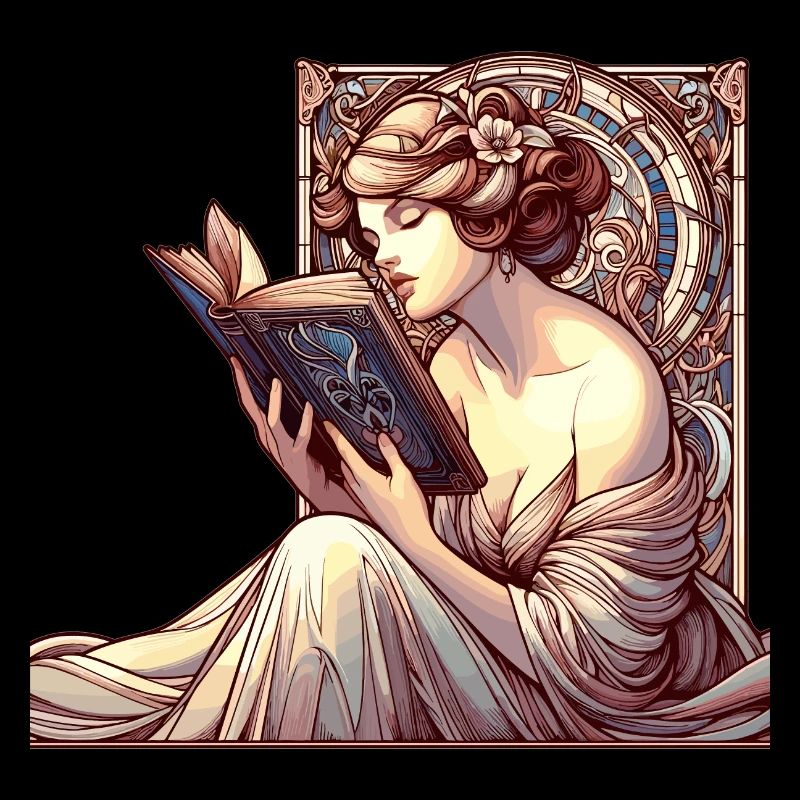 Frau Lesen Schmökern Buch Bücher Geschenk