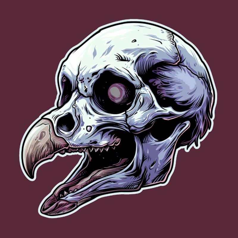 Vulture Head Skeleton