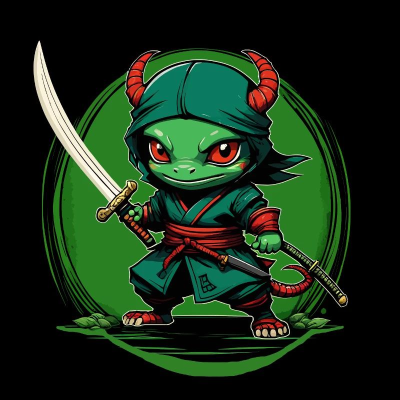 Ninja Salamandre Verte 1