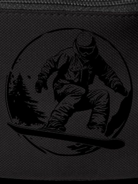 Snowboarding Man Silhouette