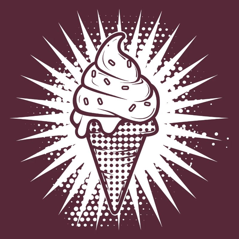 Cornet de crème glacée Dessin
