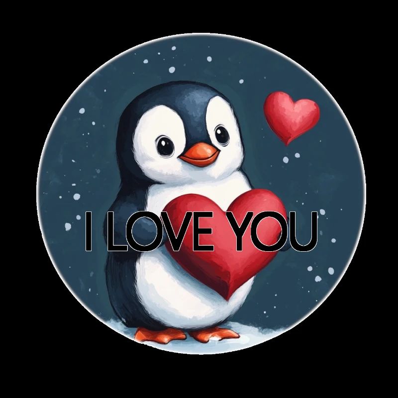 JE T’AIME PINGOUIN