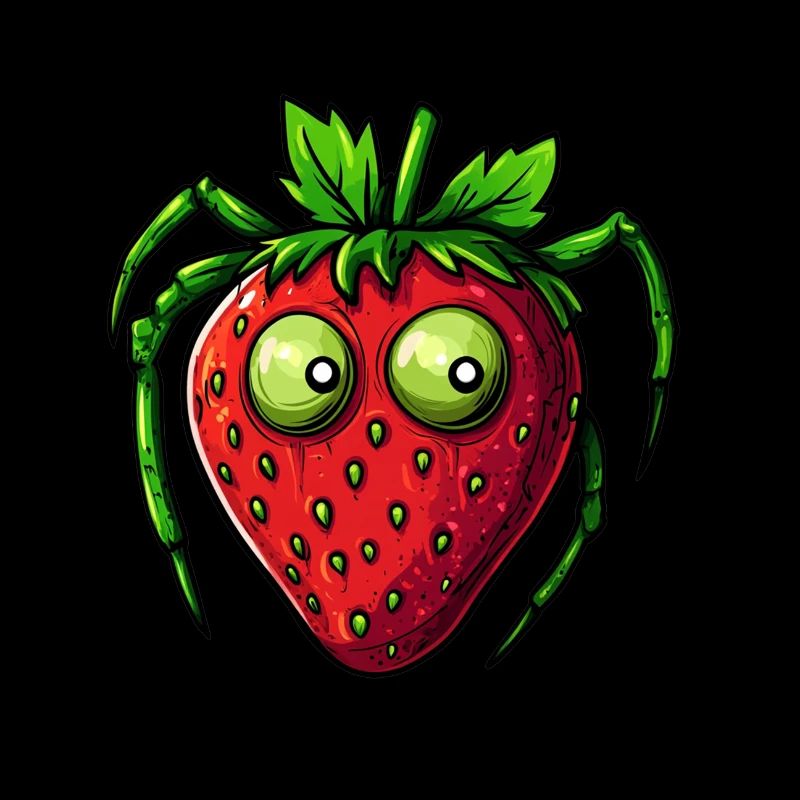 Erdbeerspinne Erdbeere Spinne