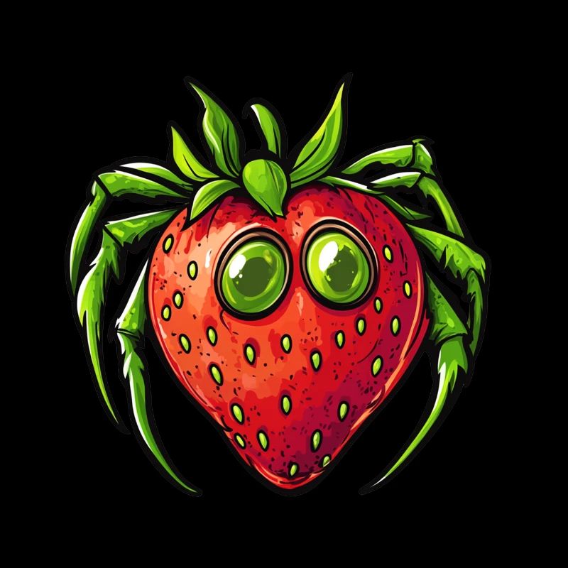 Erdbeerspinne Erdbeere Spinne