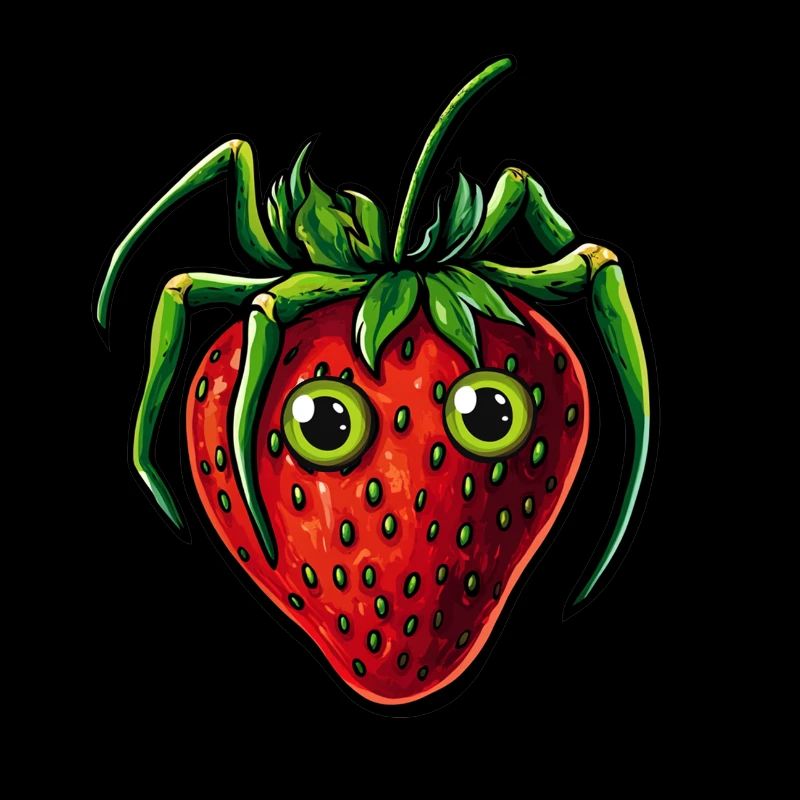 Erdbeerspinne Erdbeere Spinne