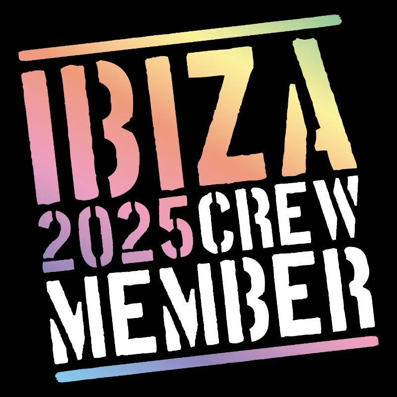 Ibiza 2025 Crew Coloré