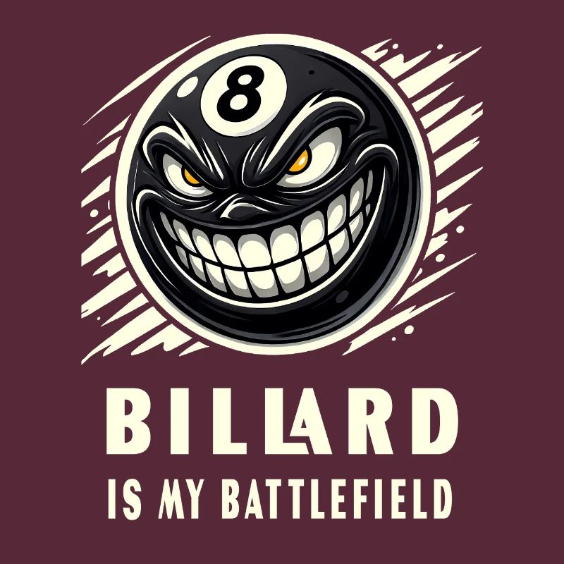 Le billard est mon champ de bataille