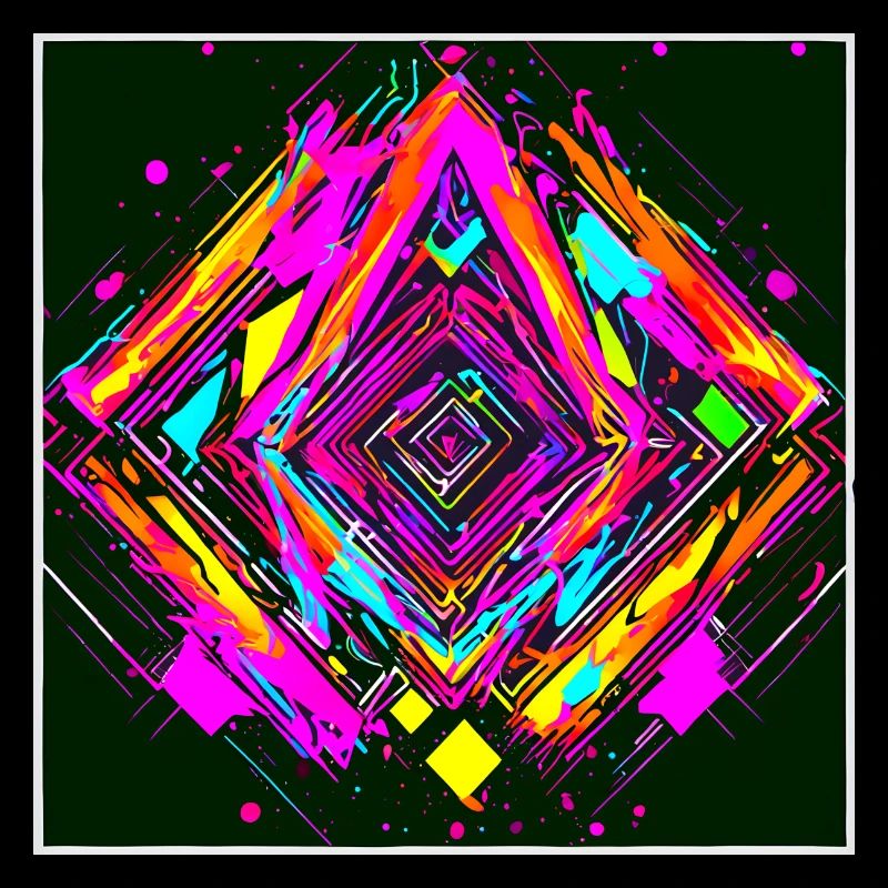 Neon Abstract Style Trend Glow Party