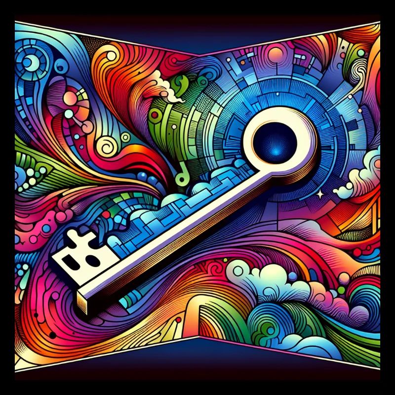 Motif clé de couleurs