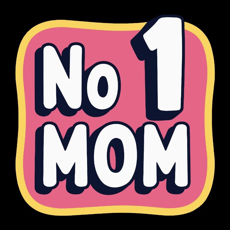 Nummer 1 Mama – Bunt & Liebevoll Muttertag