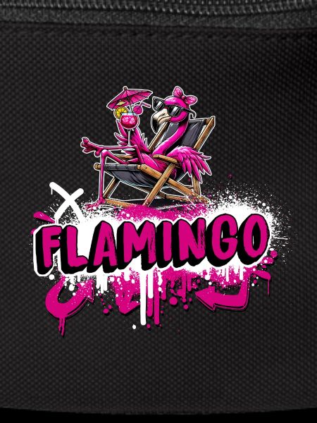 Relax Flamingo Graffiti Style