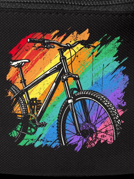 Impression d’art de vélo vibrant