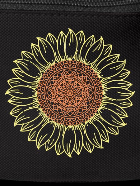 Intricate Mandala Sunflower Design
