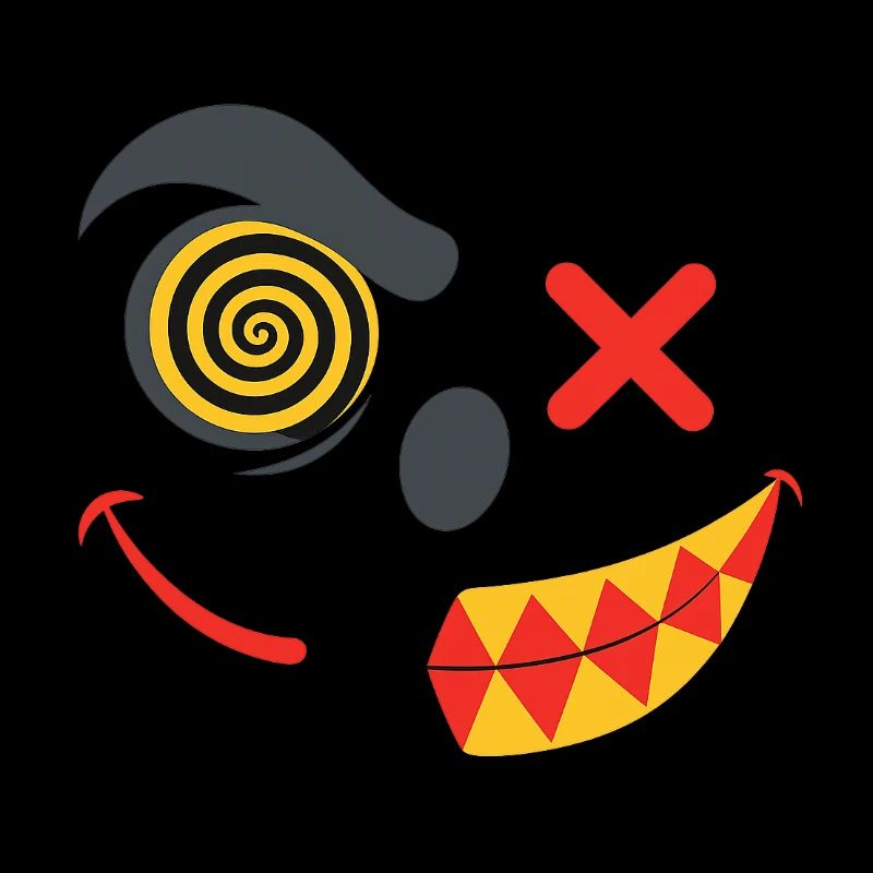 Bunte Kinder-Lächeln-Maske