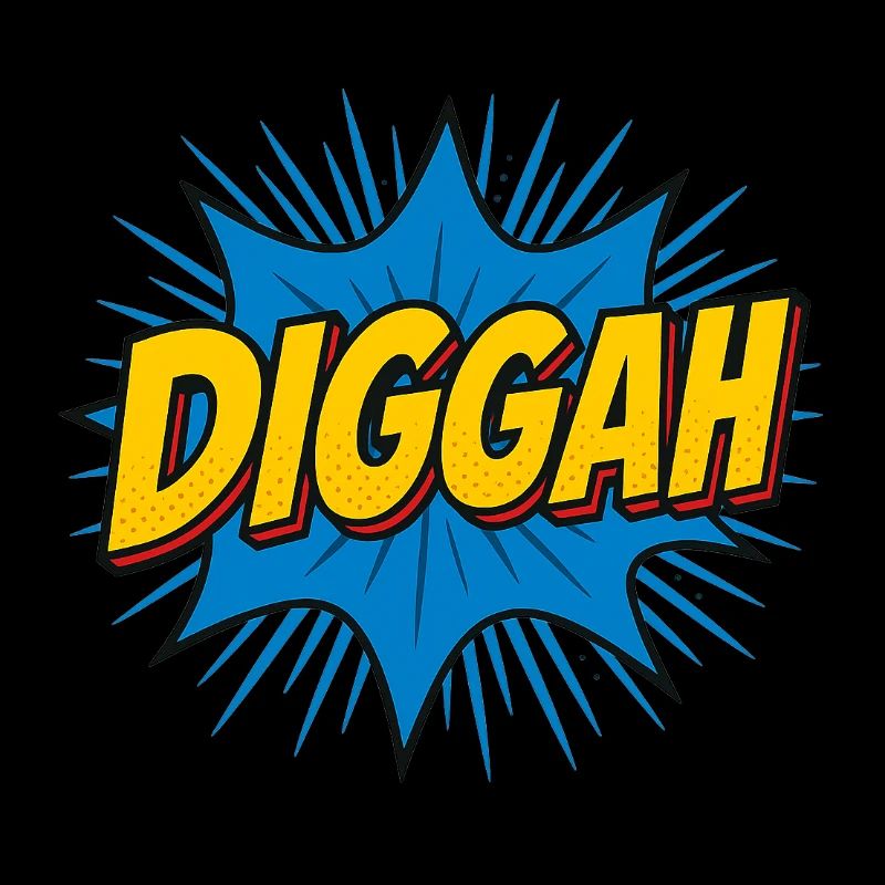 Comic-Style Dugout Schlagtext