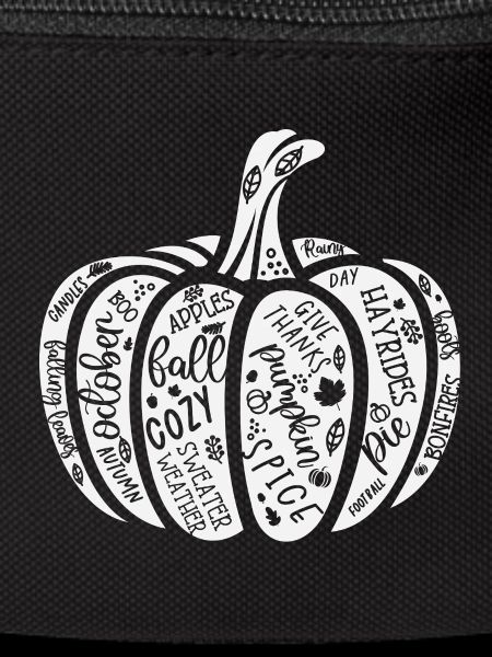 Pumpkin Autumn Quote Pattern