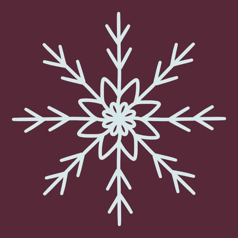 Conception élégante de motif de flocon de neige