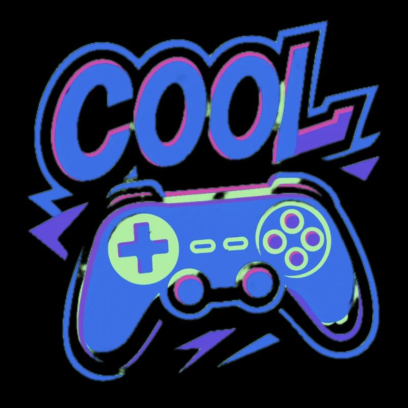 Neon Gaming Controller