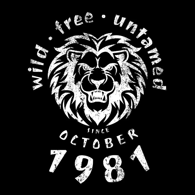 44. Geburtstag Wild, libre et indompté depuis 10/1981